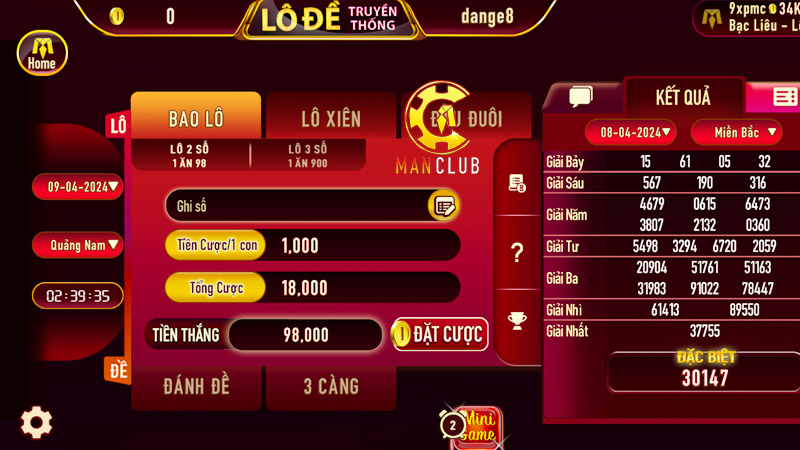 Hồ Chí Minh Vip Manclub trải nghiệm dễ dàng